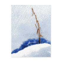 Snow Landscape Print Postcard by robertfaggartist Snow Landscape Print Postcard