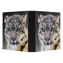 Snow Leopard 3 Ring Binders