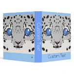 Snow Leopard (cub) Customizable Binder