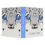 Snow Leopard Cub Customizable Binder