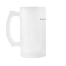 Snow Leopard Frosted Mug by kmullarney Snow Leopard Frosted Mug