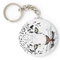 Snow Leopard Key Chains