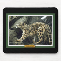 Snow Leopard Mousepad