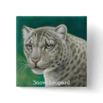 Snow Leopard Pin