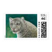 Snow Leopard Postage Stamp