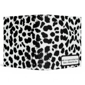 Snow Leopard Print Keepsake Album Binder binder