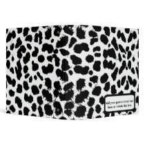 Snow Leopard Print Keepsake Album Binder by malibuitalian Snow Leopard Print Keepsake Album Binder