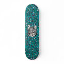 Snow Leopard skateboards by totallypainted Snow Leopard skateboards