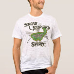 Snow Leopard Spirit Men's Burnout Shirt