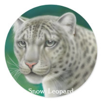 Snow Leopard Sticker