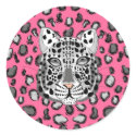 Snow Leopard stickers by totallypainted Snow Leopard stickers