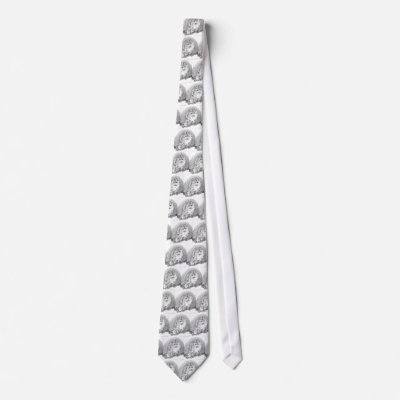 Snow Leopard Tie by kmullarney