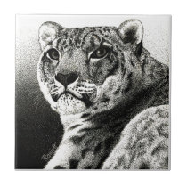 Snow Leopard Tile tiles