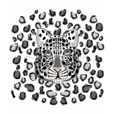 Snow Leopard T Shirt by totallypainted