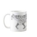 Snow Leopard with Snowflake Markings Mug