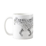 Snow Leopard with Snowflake Markings Mug
