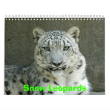 Snow Leopards Calendar, Snow Leopards