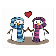 Snow Lovers Postcards