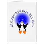 Snow Loving Penguin Card