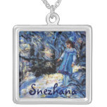 Snow Maiden Name Necklace