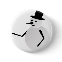 snow man buttons