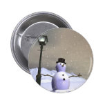 Snow Man Button