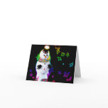 Snow man card