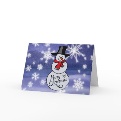 Snow Man Cards by Paddydee56