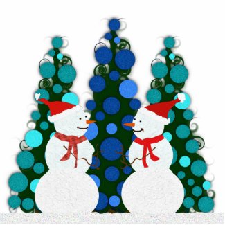 Snow Man Christmas photosculpture