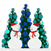 Snow Man Christmas photo sculptures by HolidayFun Snow Man Christmas photo sculptures
