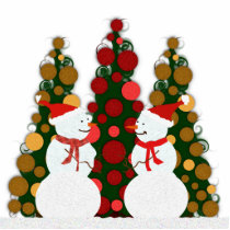 Snow Man Christmas photo sculptures by HolidayFun Snow Man Christmas photo sculptures