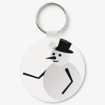 snow man keychains