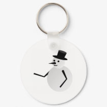 snow man keychains