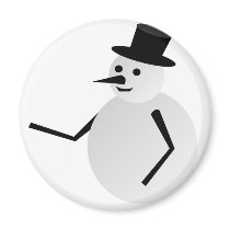 snow man magnets by kiddee snow man magnets