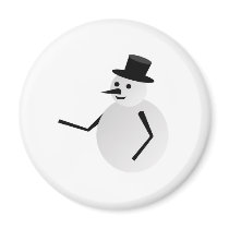 snow man magnets by kiddee snow man magnets