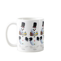 Snow man mugs