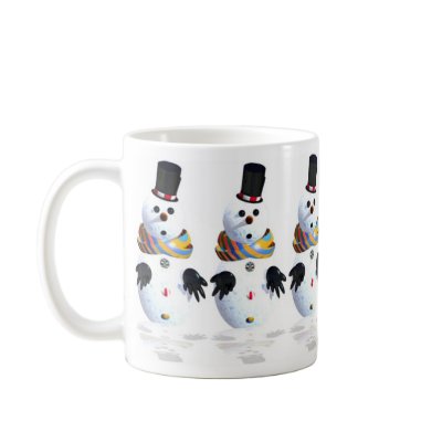 Snow man coffee mug by Creative_Image