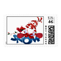 Snow Man Postage