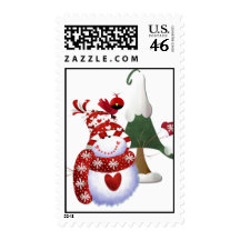 Snow Man Postage