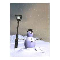 Snow Man Poster posters by MDKgraphics Snow Man Poster posters