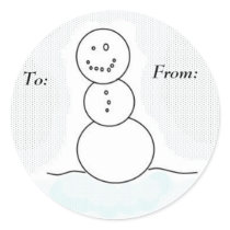 Snow Man stickers
