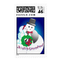 Snow Marriage postage by RunAmuck12 Snow Marriage postage
