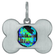 SNOW MOBILE BRAND PET NAME TAG