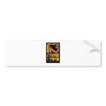 SNOW MOBILE DRIVEN BUMPER STICKERS