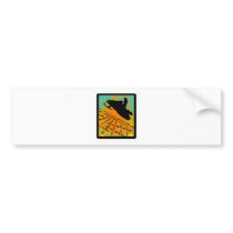 SNOW MOBILE DRIVES BUMPER STICKER