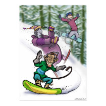 Snow Monkeys posters by andrewchandler Snow Monkeys posters