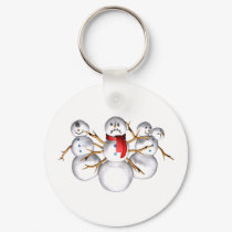 Snow monsters keychains