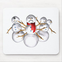 Snow monsters mousepads