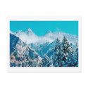 Snow Mountains Postcard