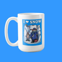 Snow Mug by ZachBear Snow Mug